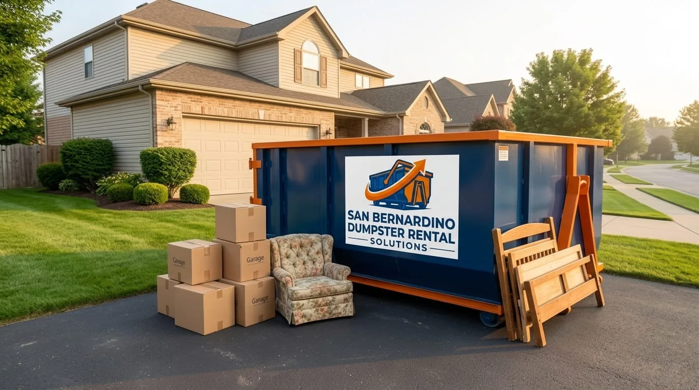 Getting a flat-rate dumpster rental quote in San Bernardino CA